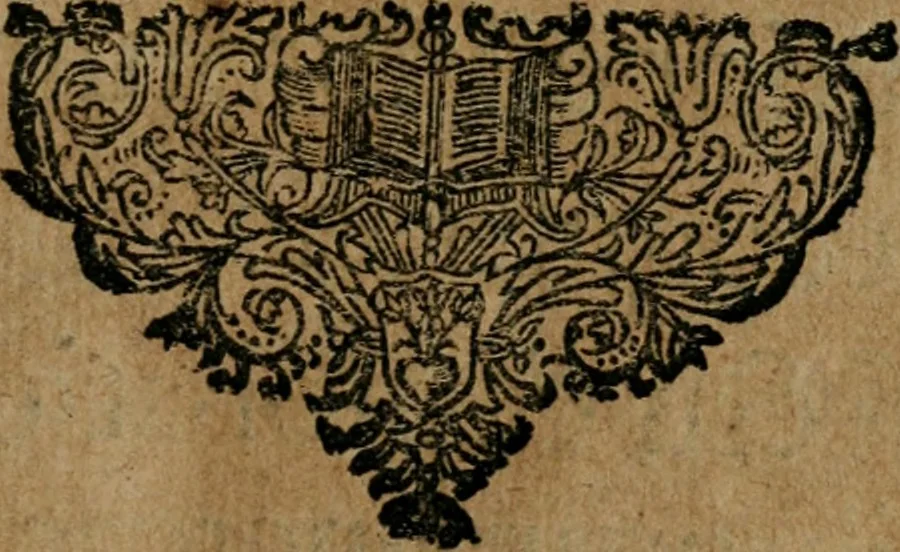 An illustration from Andreae Christophori Róseneri Tractatus juridicus de libris mercatorum von denen Handels-Büchern. In qvo perutilis haec tam seriem causarum dilucidè traditur, ac collegiorum juridicorum responsis illustratur, cum summariis rerumq; ac verborum indice, 1694, leaf 16