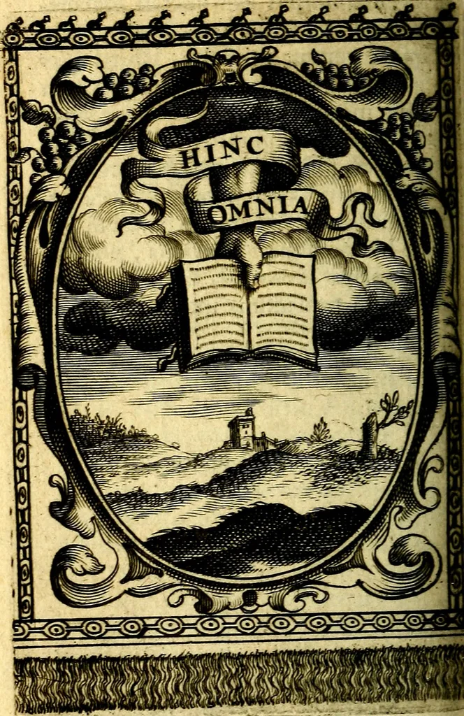 An illustration from Andreae Maximiliani Fredro Castellani Leopoliensis Scriptorum seu togae & belli notationum fragmenta : accesserunt Peristromata regum symbolis expressa, 1660, leaf 319