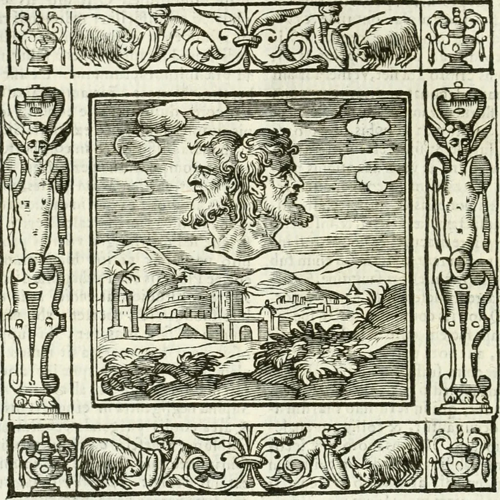 An illustration from Andreæ Alciati emblemata cvm commentariis Clavdii Minois...: & notis Lavrentii Pignorii Patavini : nouissima hac editione in continuam vnius commentarij seriem congestis, in certas quasdam quasi classes dispositis, & plusquam dimidia parte auctis, 1621, leaf 191