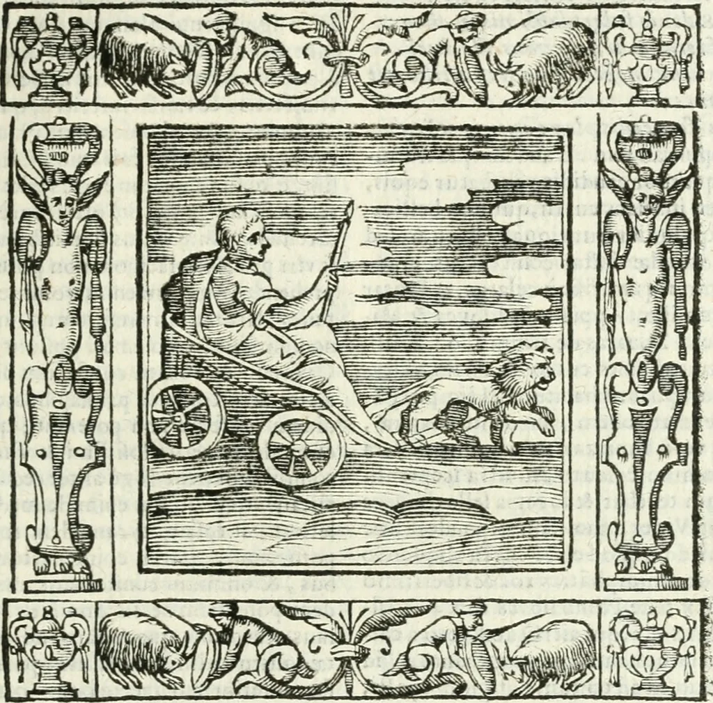An illustration from Andreæ Alciati emblemata cvm commentariis Clavdii Minois...: & notis Lavrentii Pignorii Patavini : nouissima hac editione in continuam vnius commentarij seriem congestis, in certas quasdam quasi classes dispositis, & plusquam dimidia parte auctis, 1621, leaf 250