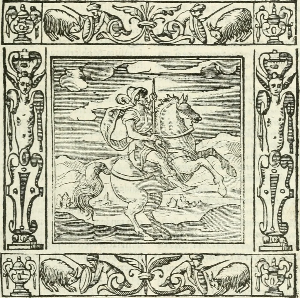 An illustration from Andreæ Alciati emblemata cvm commentariis Clavdii Minois...: & notis Lavrentii Pignorii Patavini : nouissima hac editione in continuam vnius commentarij seriem congestis, in certas quasdam quasi classes dispositis, & plusquam dimidia parte auctis, 1621, leaf 276
