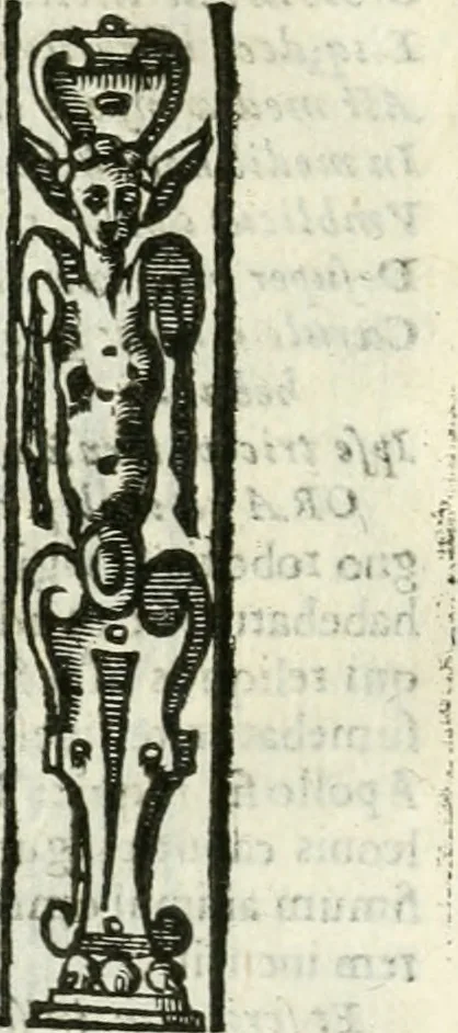 An illustration from Andreæ Alciati emblemata cvm commentariis Clavdii Minois...: & notis Lavrentii Pignorii Patavini : nouissima hac editione in continuam vnius commentarij seriem congestis, in certas quasdam quasi classes dispositis, & plusquam dimidia parte auctis, 1621, leaf 353