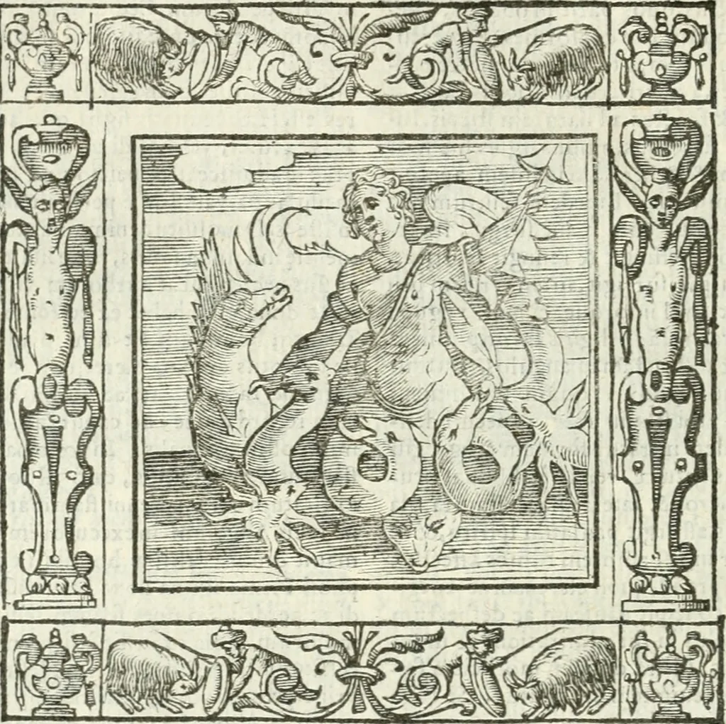 An illustration from Andreæ Alciati emblemata cvm commentariis Clavdii Minois...: & notis Lavrentii Pignorii Patavini : nouissima hac editione in continuam vnius commentarij seriem congestis, in certas quasdam quasi classes dispositis, & plusquam dimidia parte auctis, 1621, leaf 385