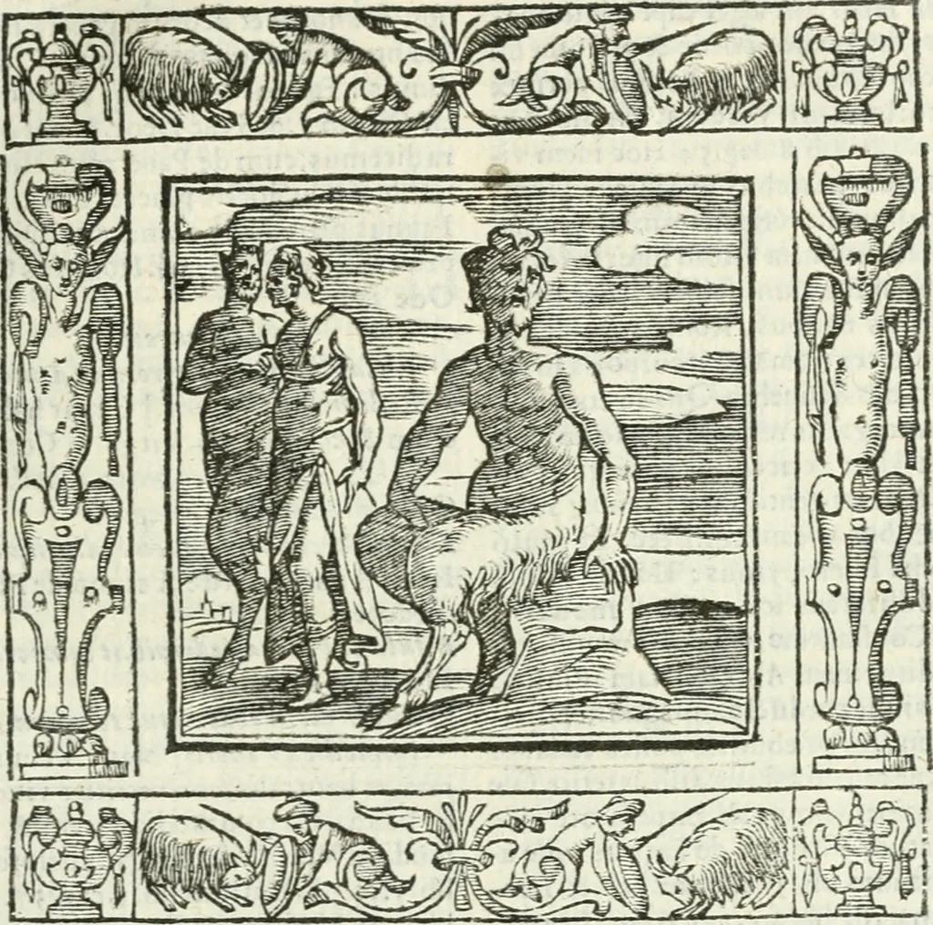An illustration from Andreæ Alciati emblemata cvm commentariis Clavdii Minois...: & notis Lavrentii Pignorii Patavini : nouissima hac editione in continuam vnius commentarij seriem congestis, in certas quasdam quasi classes dispositis, & plusquam dimidia parte auctis, 1621, leaf 404