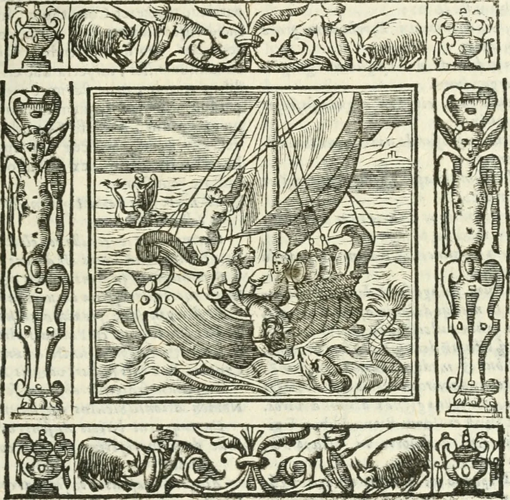 An illustration from Andreæ Alciati emblemata cvm commentariis Clavdii Minois...: & notis Lavrentii Pignorii Patavini : nouissima hac editione in continuam vnius commentarij seriem congestis, in certas quasdam quasi classes dispositis, & plusquam dimidia parte auctis, 1621, leaf 468