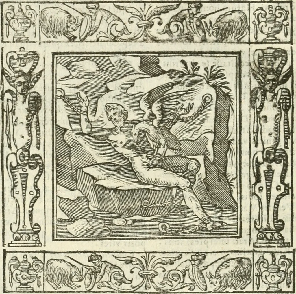 An illustration from Andreæ Alciati emblemata cvm commentariis Clavdii Minois...: & notis Lavrentii Pignorii Patavini : nouissima hac editione in continuam vnius commentarij seriem congestis, in certas quasdam quasi classes dispositis, & plusquam dimidia parte auctis, 1621, leaf 509