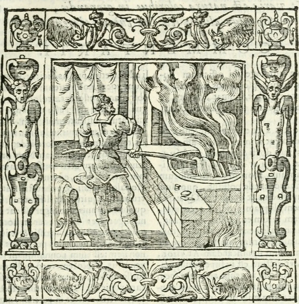 An illustration from Andreæ Alciati emblemata cvm commentariis Clavdii Minois...: & notis Lavrentii Pignorii Patavini : nouissima hac editione in continuam vnius commentarij seriem congestis, in certas quasdam quasi classes dispositis, & plusquam dimidia parte auctis, 1621, leaf 582