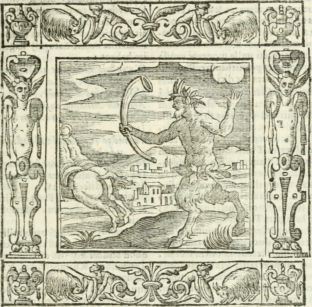 An illustration from Andreæ Alciati emblemata cvm commentariis Clavdii Minois...: & notis Lavrentii Pignorii Patavini : nouissima hac editione in continuam vnius commentarij seriem congestis, in certas quasdam quasi classes dispositis, & plusquam dimidia parte auctis, 1621, leaf 612