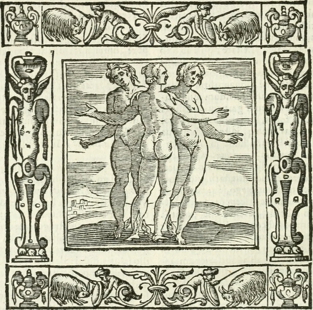 An illustration from Andreæ Alciati emblemata cvm commentariis Clavdii Minois...: & notis Lavrentii Pignorii Patavini : nouissima hac editione in continuam vnius commentarij seriem congestis, in certas quasdam quasi classes dispositis, & plusquam dimidia parte auctis, 1621, leaf 769