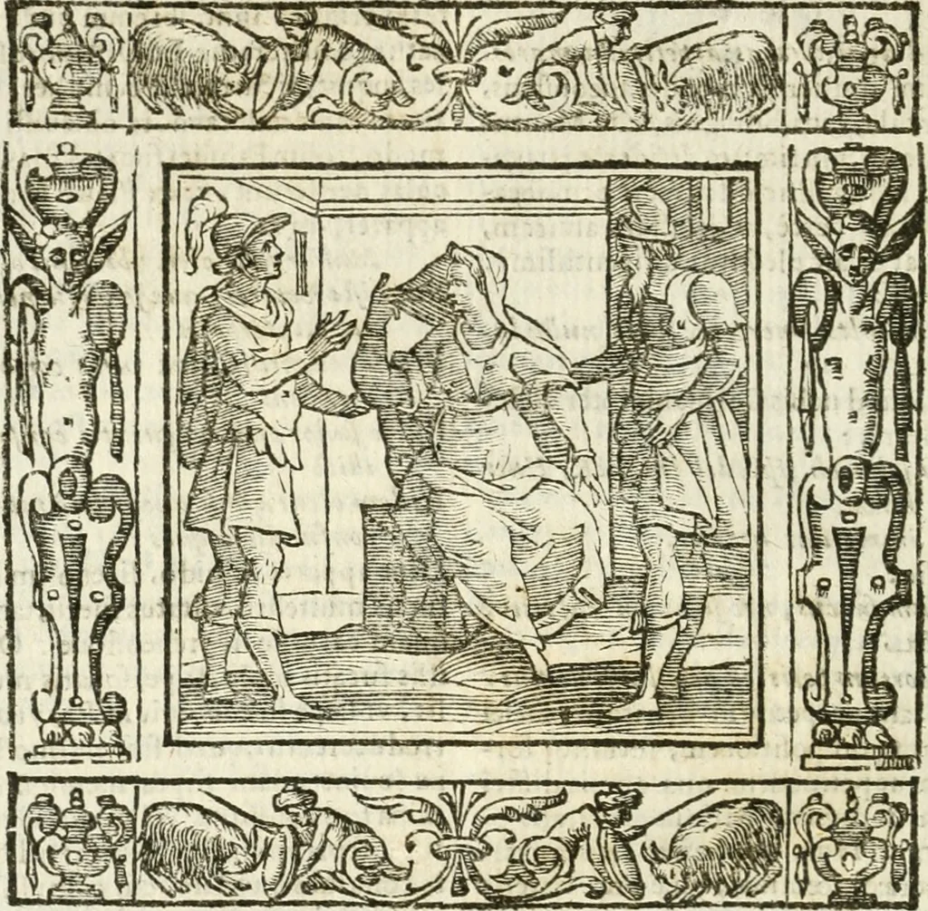 An illustration from Andreæ Alciati emblemata cvm commentariis Clavdii Minois...: & notis Lavrentii Pignorii Patavini : nouissima hac editione in continuam vnius commentarij seriem congestis, in certas quasdam quasi classes dispositis, & plusquam dimidia parte auctis, 1621, leaf 921