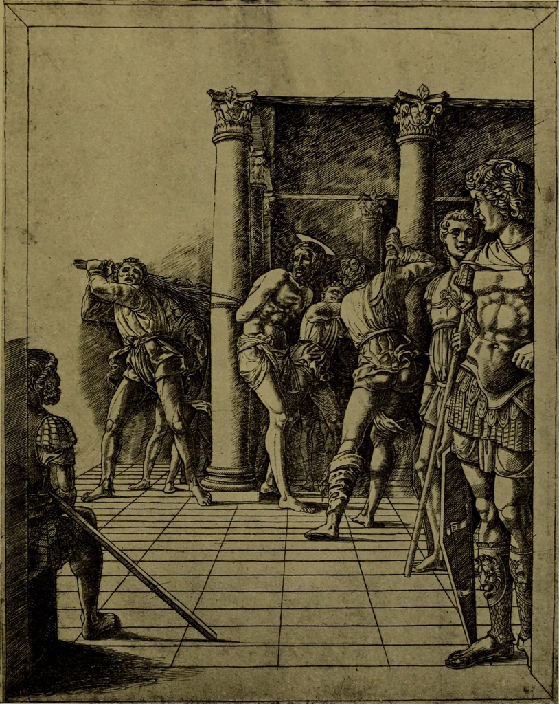 An illustration from Andrea Mantegna and the Italian pre-Raphaelite engravers, 1911, leaf 100
