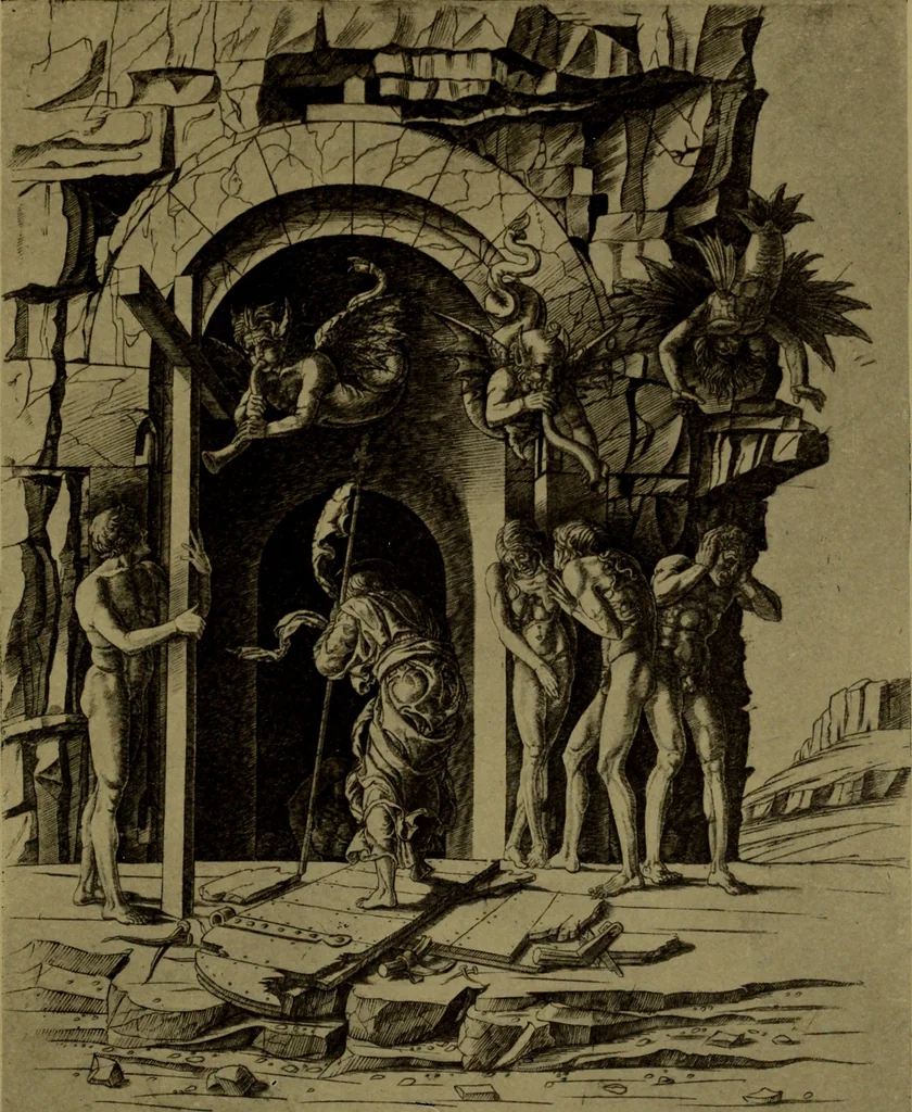 An illustration from Andrea Mantegna and the Italian pre-Raphaelite engravers, 1911, leaf 102