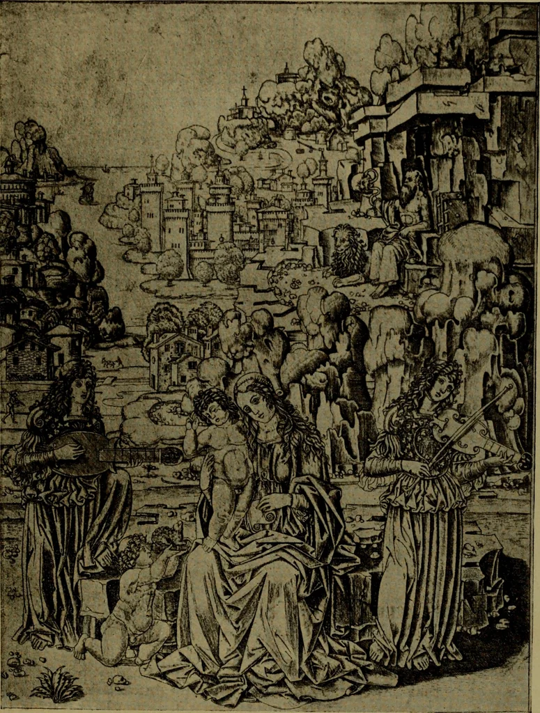 An illustration from Andrea Mantegna and the Italian pre-Raphaelite engravers, 1911, leaf 116
