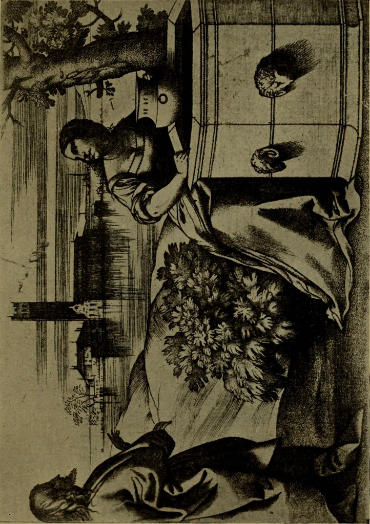 An illustration from Andrea Mantegna and the Italian pre-Raphaelite engravers, 1911, leaf 134