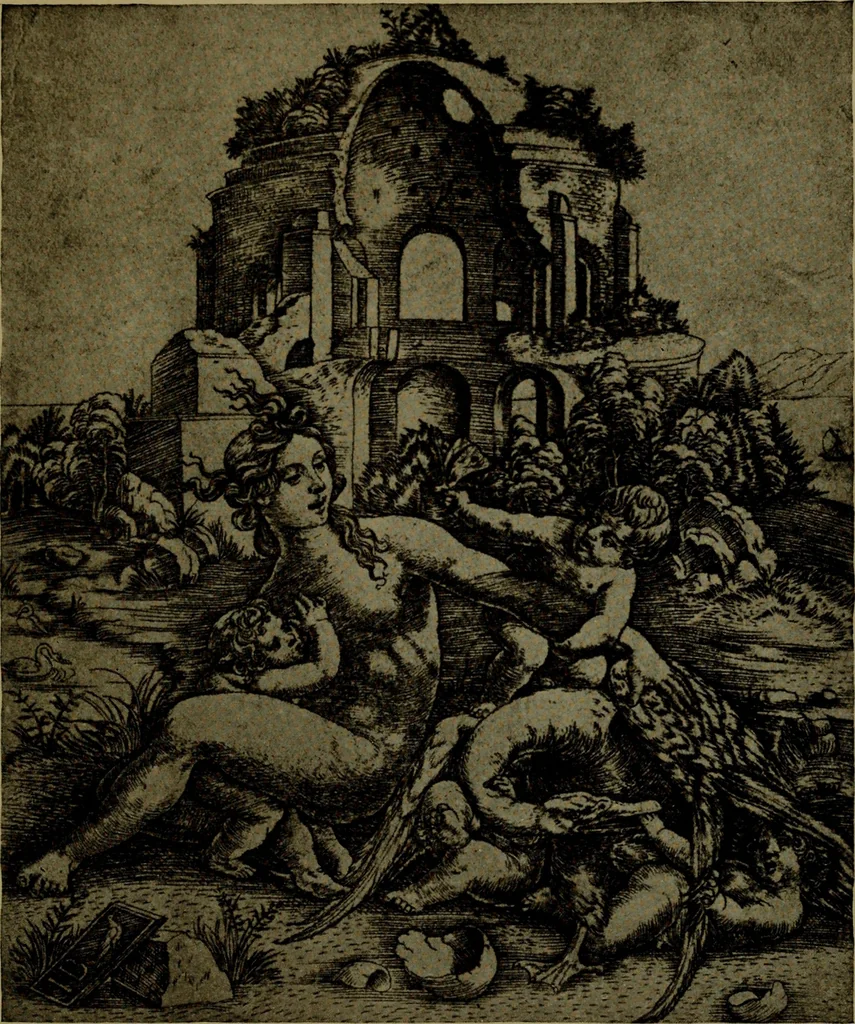 An illustration from Andrea Mantegna and the Italian pre-Raphaelite engravers, 1911, leaf 140