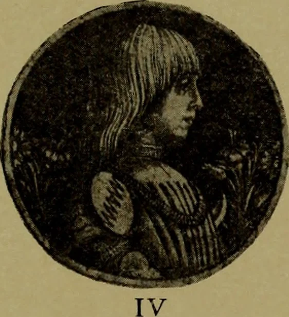 An illustration from Andrea Mantegna and the Italian pre-Raphaelite engravers, 1911, leaf 22
