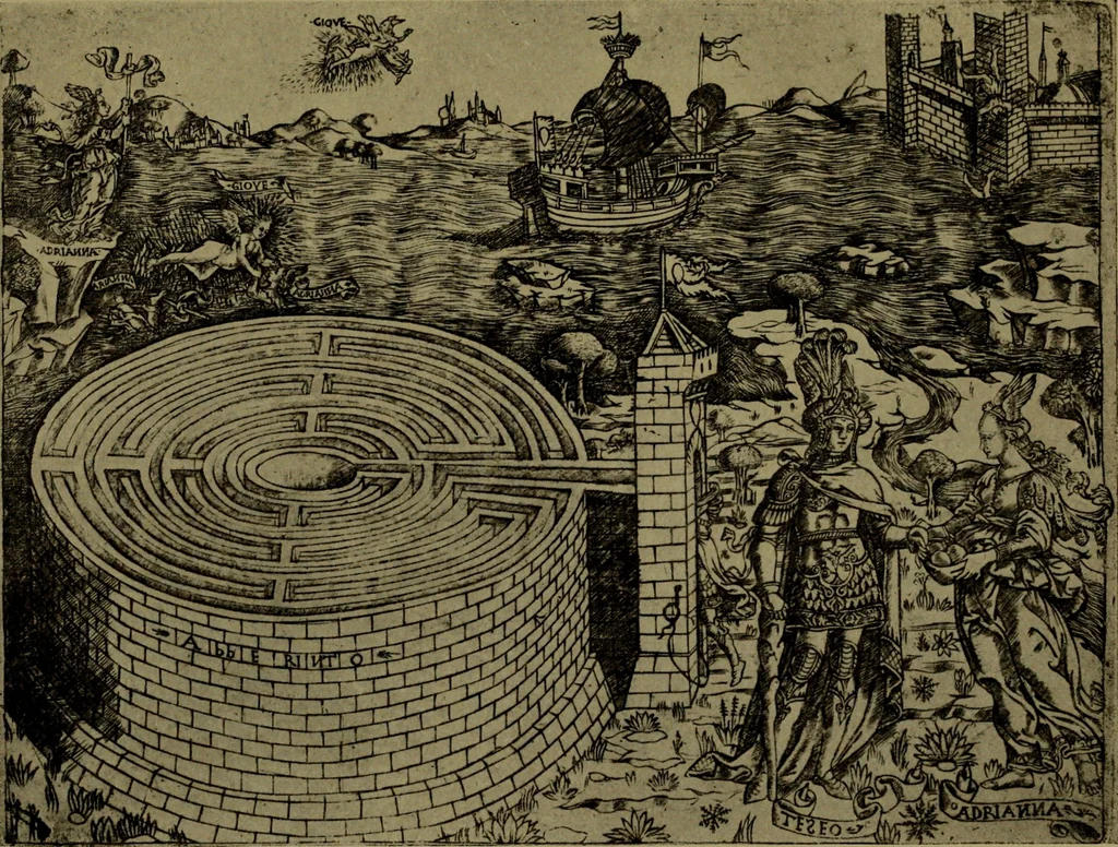 An illustration from Andrea Mantegna and the Italian pre-Raphaelite engravers, 1911, leaf 44
