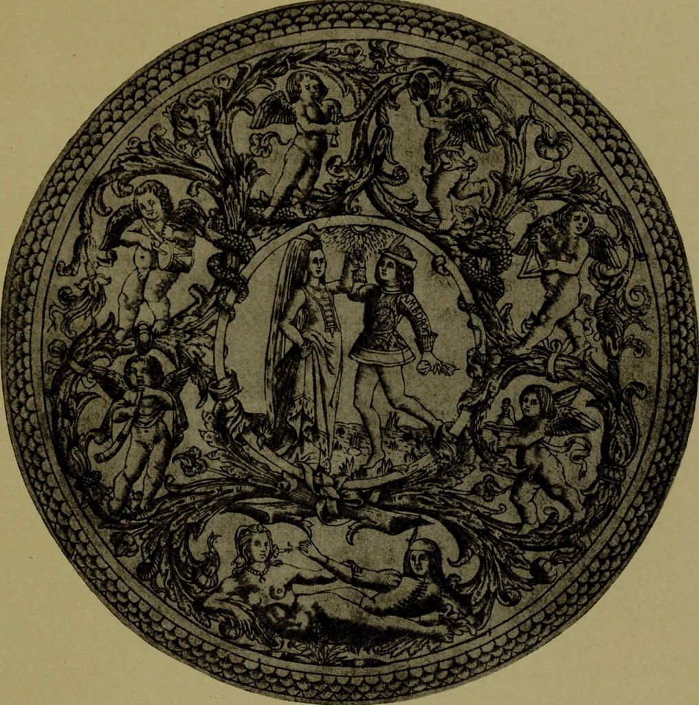 An illustration from Andrea Mantegna and the Italian pre-Raphaelite engravers, 1911, leaf 50