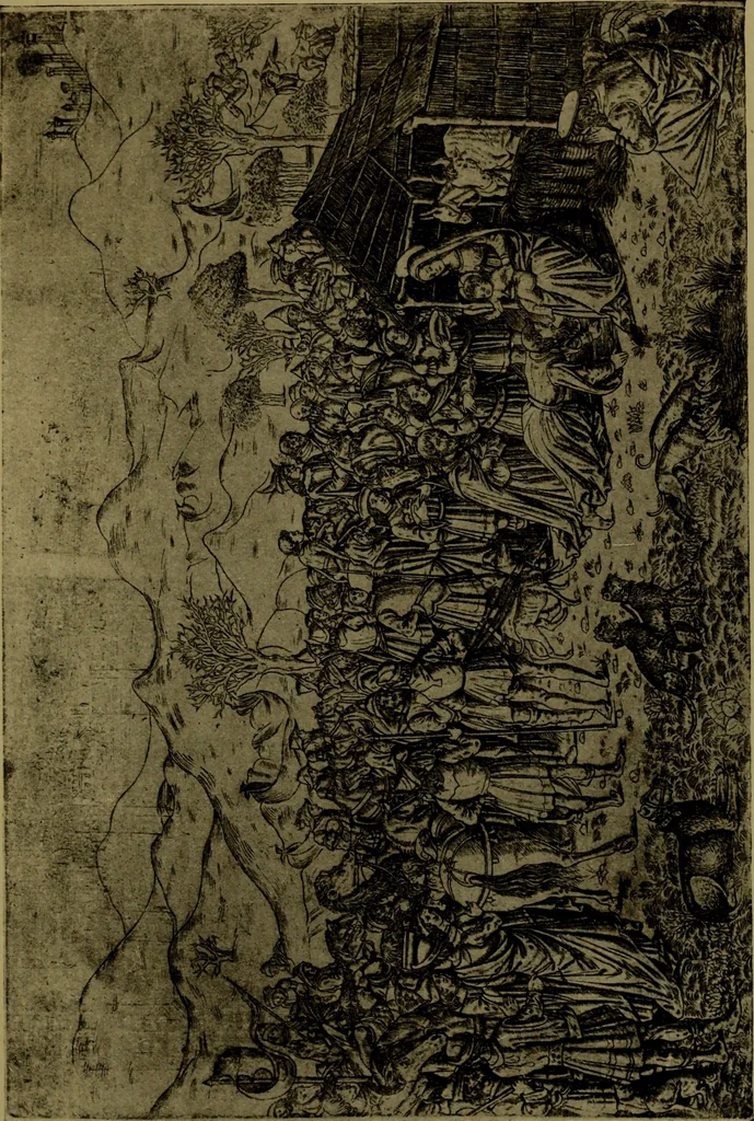 An illustration from Andrea Mantegna and the Italian pre-Raphaelite engravers, 1911, leaf 62