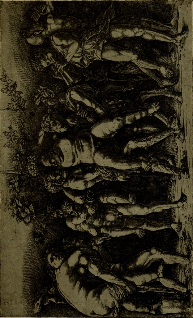 An illustration from Andrea Mantegna and the Italian pre-Raphaelite engravers, 1911, leaf 84
