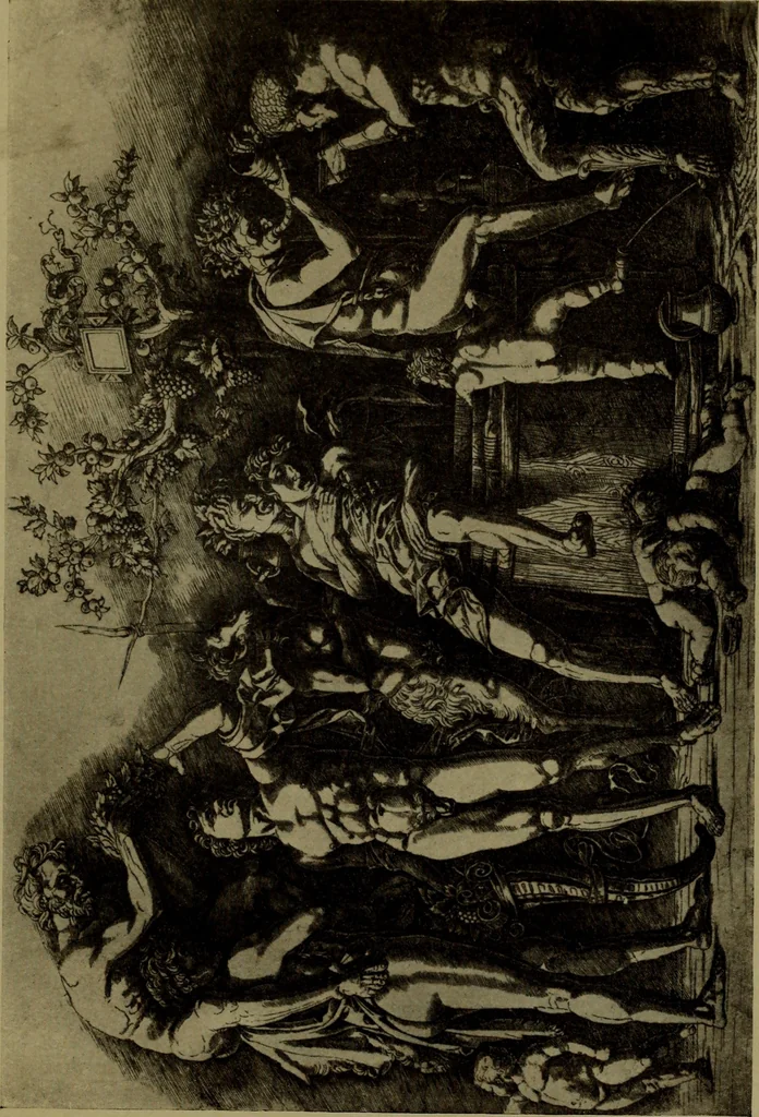 An illustration from Andrea Mantegna and the Italian pre-Raphaelite engravers, 1911, leaf 86