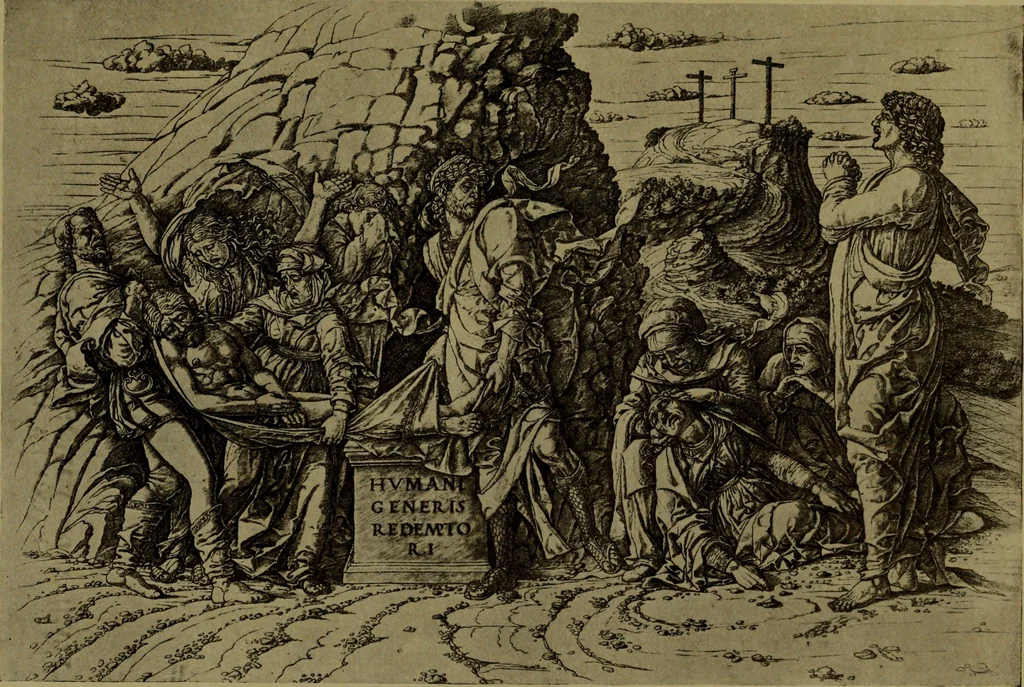 An illustration from Andrea Mantegna and the Italian pre-Raphaelite engravers, 1911, leaf 92