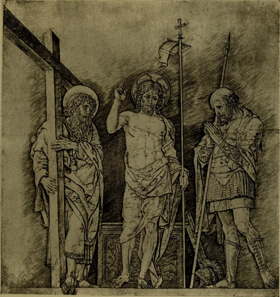 An illustration from Andrea Mantegna and the Italian pre-Raphaelite engravers, 1911, leaf 94