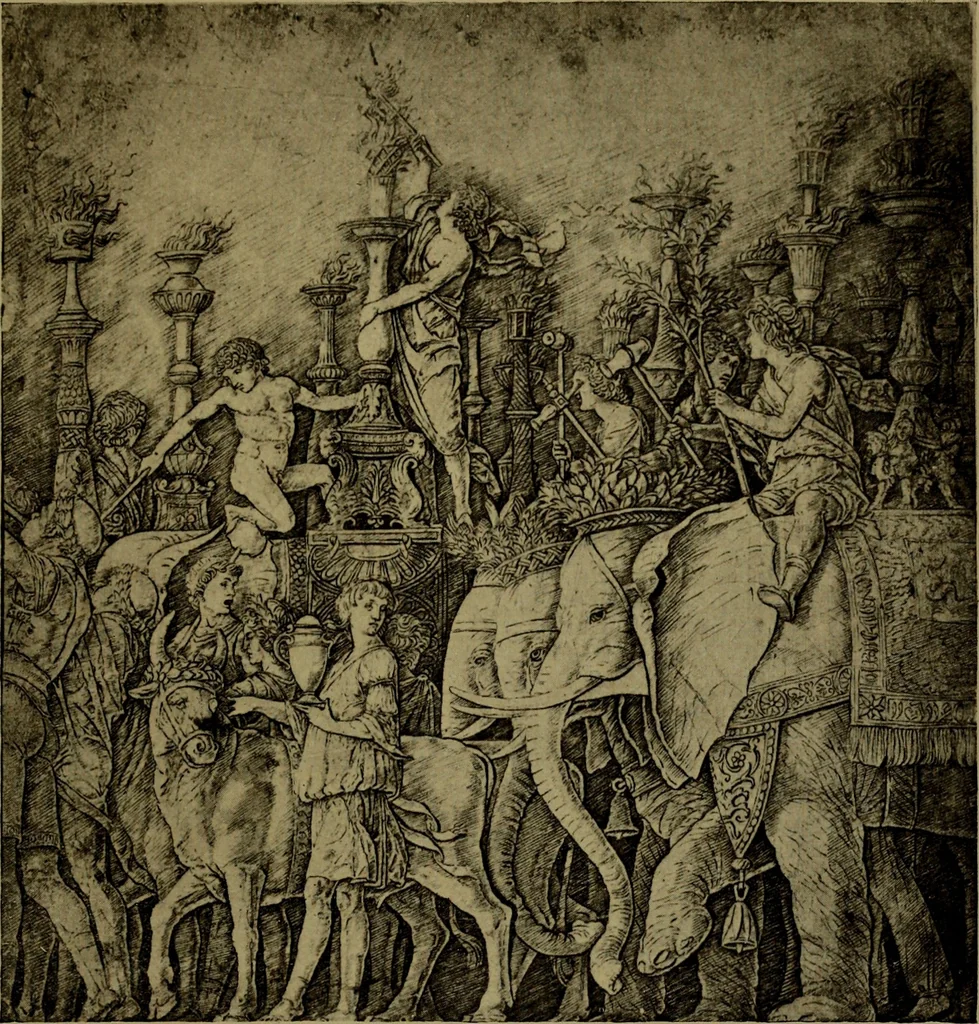 An illustration from Andrea Mantegna and the Italian pre-Raphaelite engravers, 1911, leaf 96