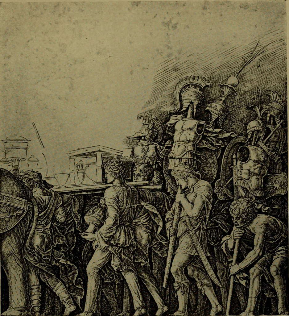 An illustration from Andrea Mantegna and the Italian pre-Raphaelite engravers, 1911, leaf 98