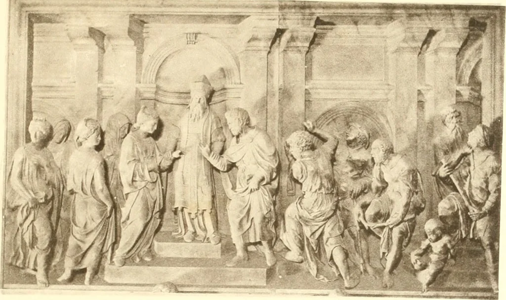 An illustration from Andrea Sansovino und seine Schule; für Künstler und Kunstfreunde, 1881, leaf 50