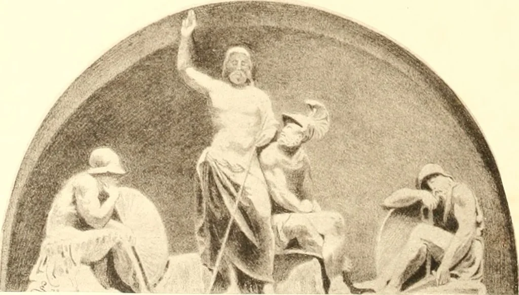 An illustration from Andrea Sansovino und seine Schule; für Künstler und Kunstfreunde, 1881, leaf 83