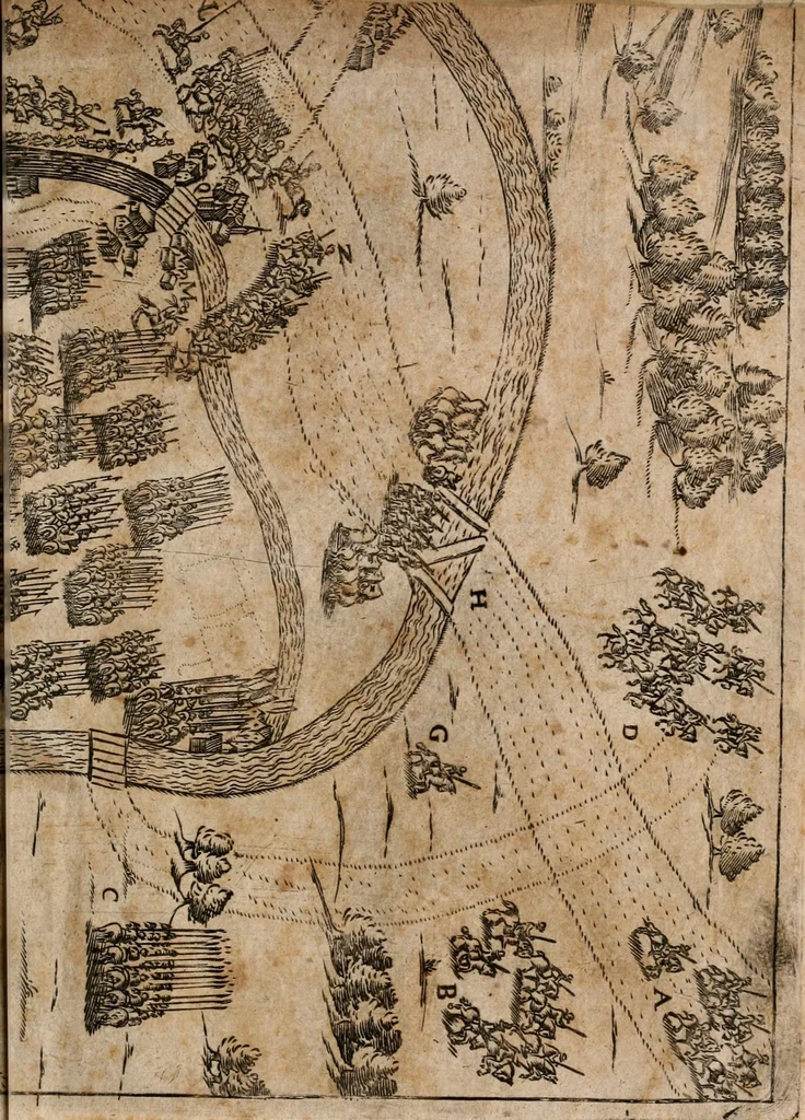 An illustration from Andreæ Riveti, pictavi, S.S. theol. doct. & profess. Theologicæ & scholasticæ exercitationes CXC in Genesin : ex publicis ejus prælectionibus in Celeberrima Batavorum Academia, in quibus, præter explicationem difficilium locorum, controversiæ multæ adversus varios errores agitantur: & quæstiones non paucæ ad praxim pertinentes, ventilantur. : præfixum est unicuique exercitationi, brevianum, & subjunctus index materiarum, 1633, leaf 956
