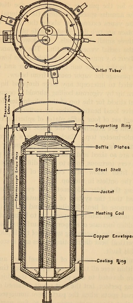 An illustration from An aneroid calorimeter for specific and latent heats, 1918, leaf 10