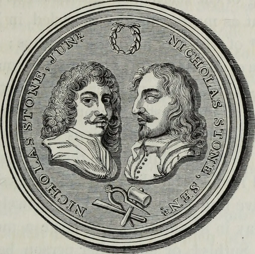 An illustration from Anecdotes of painting in England : with some account of the principal artists, and incidental notes on other arts, 1826, leaf 78