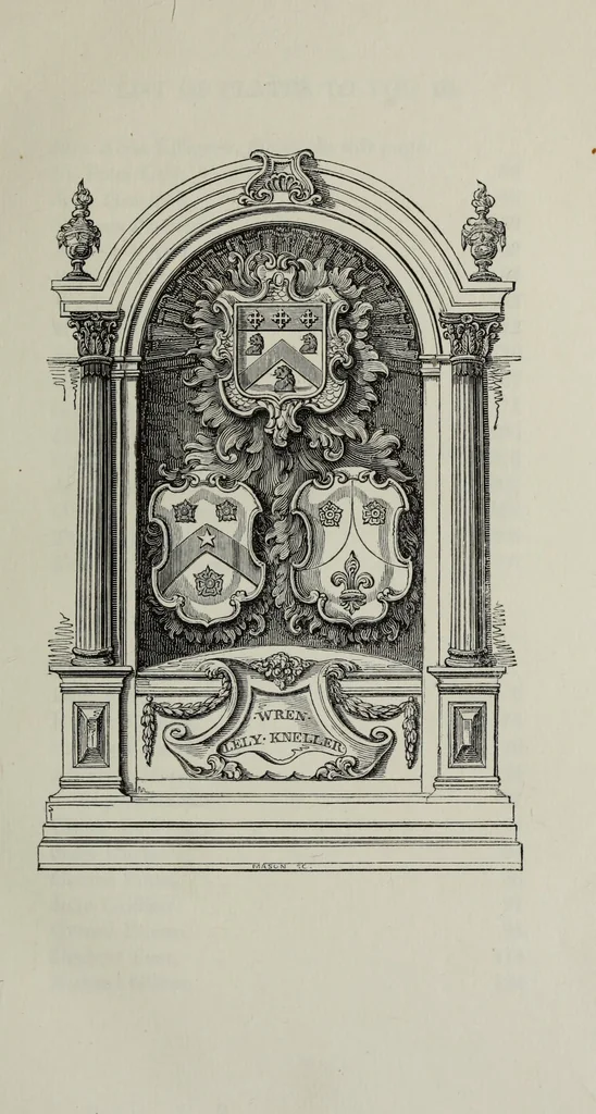 An illustration from Anecdotes of painting in England : with some account of the principal artists, and incidental notes on other arts, 1826, leaf 10