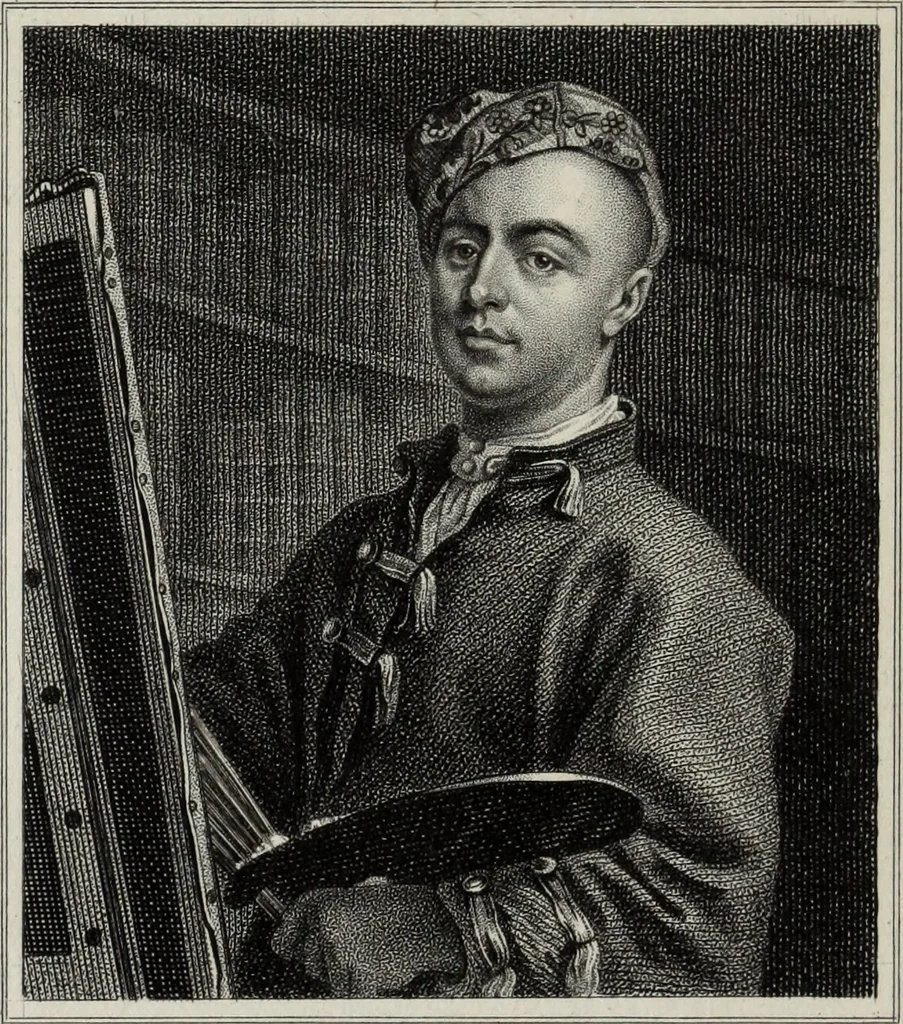 An illustration from Anecdotes of painting in England : with some account of the principal artists, and incidental notes on other arts, 1826, leaf 135