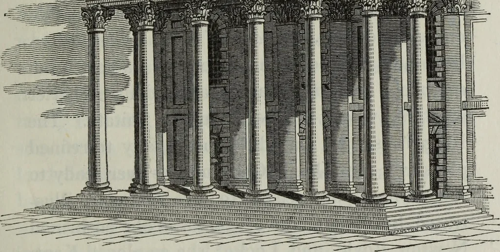An illustration from Anecdotes of painting in England : with some account of the principal artists, and incidental notes on other arts, 1826, leaf 140