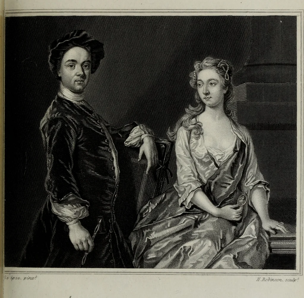 An illustration from Anecdotes of painting in England : with some account of the principal artists, and incidental notes on other arts, 1826, leaf 232