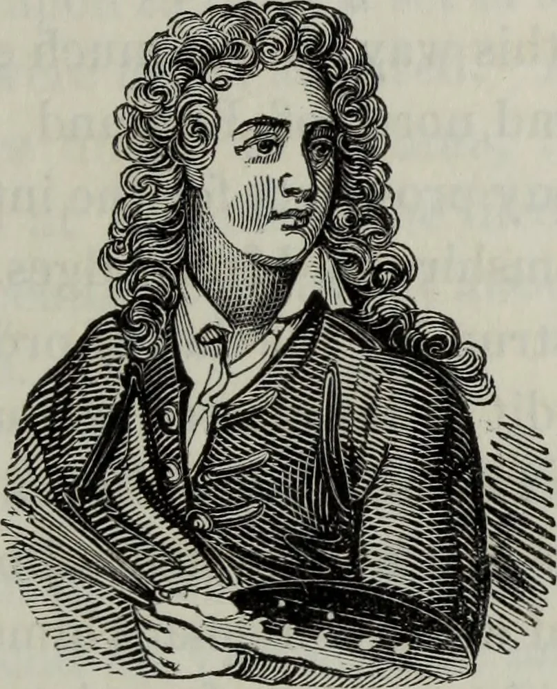 An illustration from Anecdotes of painting in England : with some account of the principal artists, and incidental notes on other arts, 1826, leaf 92