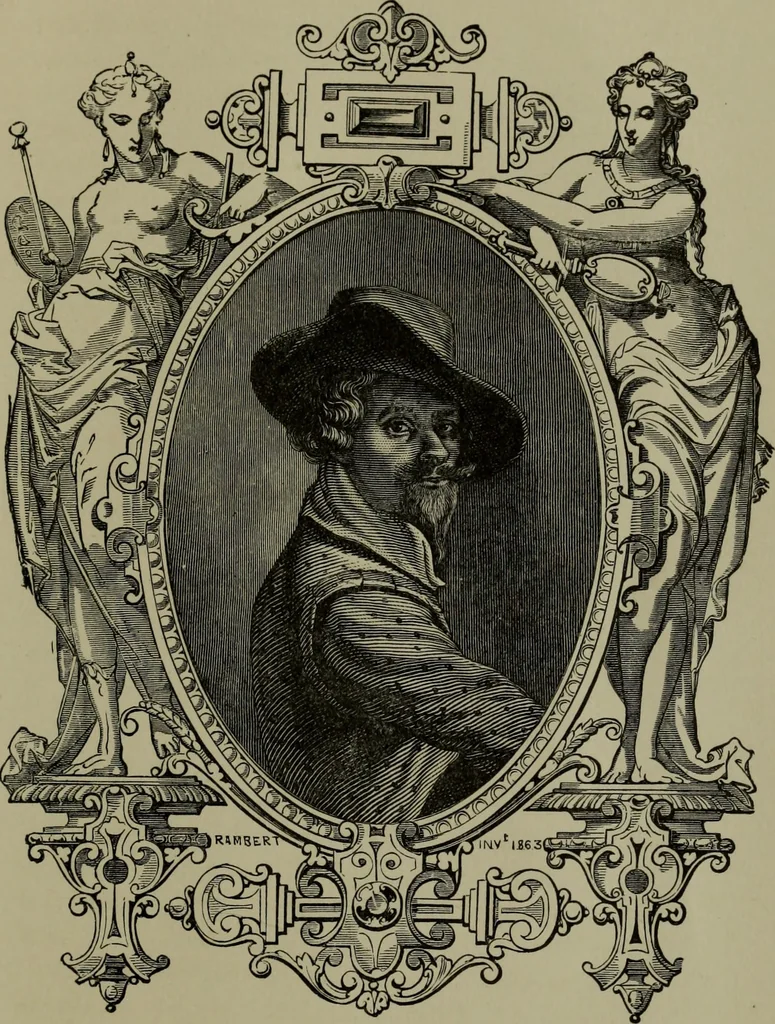 An illustration from Anecdotes of painters, engravers, sculptors and architects, and curiosities of art, 1880, leaf 928