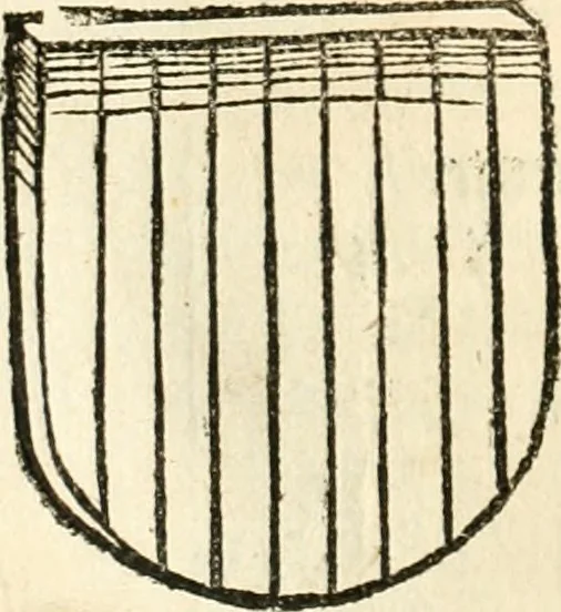 An illustration from Anfang, Vrsprug und Herkomen des Thurniers inn Teutscher Nation : wieuil Thurnier biss vff den letztenn zu Wormbs : auch wie vnnd an welchen Orten die gehalten vñ durch was Fürsten, Grauen, Herrn, Ritter vñ vom Adel, sie iederzeit besucht worden sindt .., 1532, leaf 107