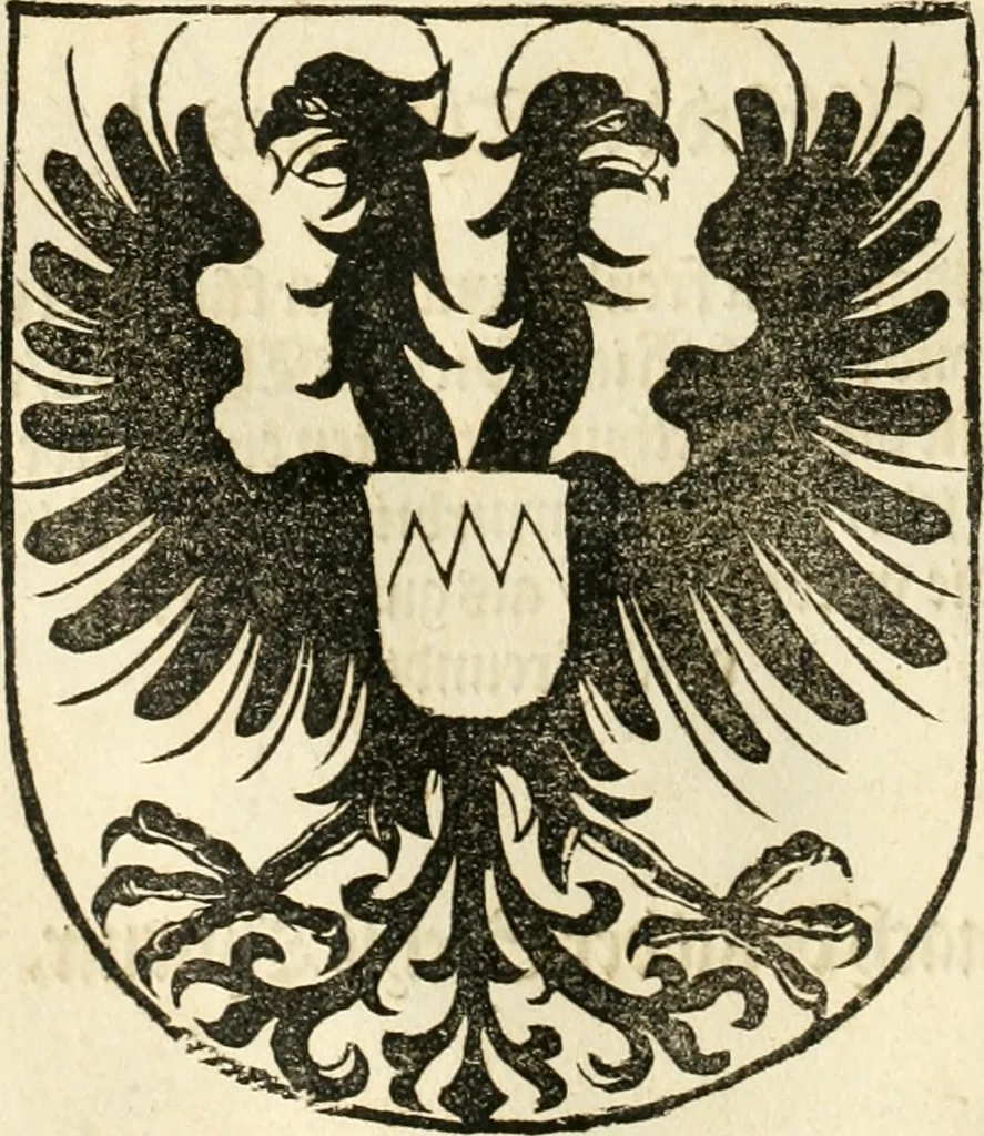 An illustration from Anfang, Vrsprug und Herkomen des Thurniers inn Teutscher Nation : wieuil Thurnier biss vff den letztenn zu Wormbs : auch wie vnnd an welchen Orten die gehalten vñ durch was Fürsten, Grauen, Herrn, Ritter vñ vom Adel, sie iederzeit besucht worden sindt .., 1532, leaf 115