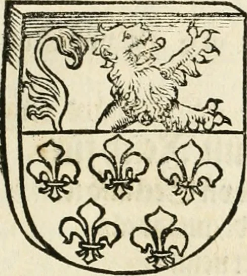 An illustration from Anfang, Vrsprug und Herkomen des Thurniers inn Teutscher Nation : wieuil Thurnier biss vff den letztenn zu Wormbs : auch wie vnnd an welchen Orten die gehalten vñ durch was Fürsten, Grauen, Herrn, Ritter vñ vom Adel, sie iederzeit besucht worden sindt .., 1532, leaf 178