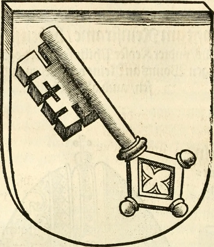 An illustration from Anfang, Vrsprug und Herkomen des Thurniers inn Teutscher Nation : wieuil Thurnier biss vff den letztenn zu Wormbs : auch wie vnnd an welchen Orten die gehalten vñ durch was Fürsten, Grauen, Herrn, Ritter vñ vom Adel, sie iederzeit besucht worden sindt .., 1532, leaf 213