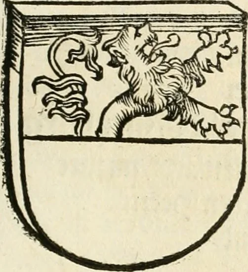 An illustration from Anfang, Vrsprug und Herkomen des Thurniers inn Teutscher Nation : wieuil Thurnier biss vff den letztenn zu Wormbs : auch wie vnnd an welchen Orten die gehalten vñ durch was Fürsten, Grauen, Herrn, Ritter vñ vom Adel, sie iederzeit besucht worden sindt .., 1532, leaf 222