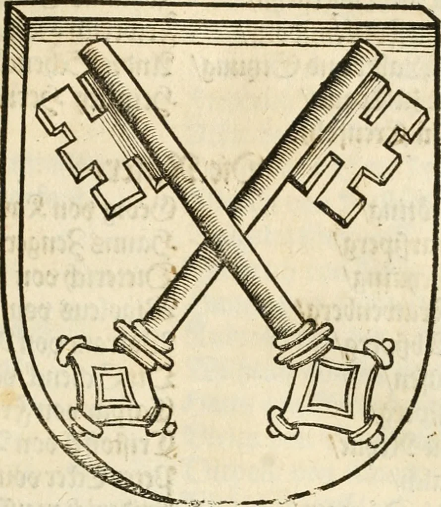 An illustration from Anfang, Vrsprug und Herkomen des Thurniers inn Teutscher Nation : wieuil Thurnier biss vff den letztenn zu Wormbs : auch wie vnnd an welchen Orten die gehalten vñ durch was Fürsten, Grauen, Herrn, Ritter vñ vom Adel, sie iederzeit besucht worden sindt .., 1532, leaf 234
