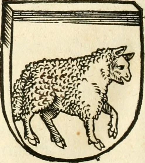 An illustration from Anfang, Vrsprug und Herkomen des Thurniers inn Teutscher Nation : wieuil Thurnier biss vff den letztenn zu Wormbs : auch wie vnnd an welchen Orten die gehalten vñ durch was Fürsten, Grauen, Herrn, Ritter vñ vom Adel, sie iederzeit besucht worden sindt .., 1532, leaf 257