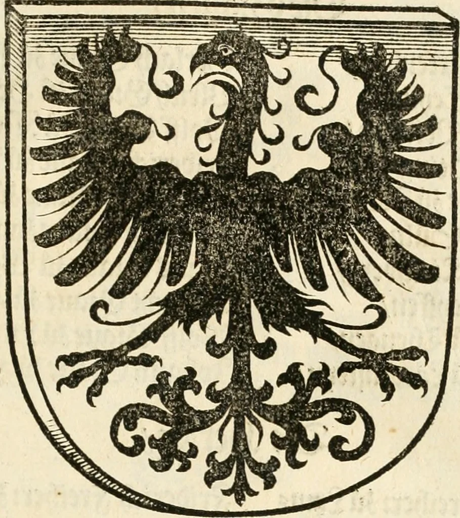 An illustration from Anfang, Vrsprug und Herkomen des Thurniers inn Teutscher Nation : wieuil Thurnier biss vff den letztenn zu Wormbs : auch wie vnnd an welchen Orten die gehalten vñ durch was Fürsten, Grauen, Herrn, Ritter vñ vom Adel, sie iederzeit besucht worden sindt .., 1532, leaf 266