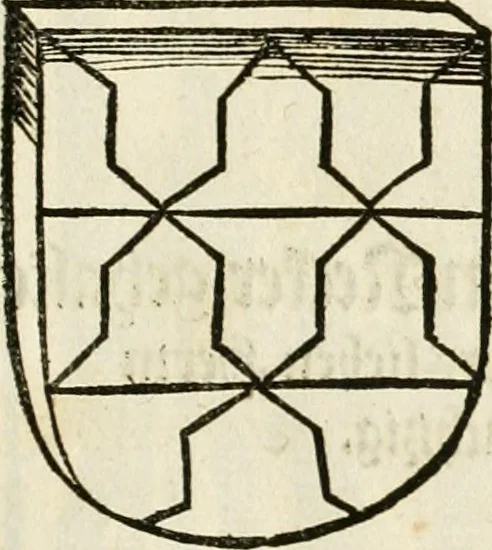 An illustration from Anfang, Vrsprug und Herkomen des Thurniers inn Teutscher Nation : wieuil Thurnier biss vff den letztenn zu Wormbs : auch wie vnnd an welchen Orten die gehalten vñ durch was Fürsten, Grauen, Herrn, Ritter vñ vom Adel, sie iederzeit besucht worden sindt .., 1532, leaf 352