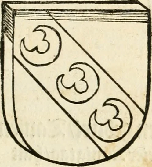 An illustration from Anfang, Vrsprug und Herkomen des Thurniers inn Teutscher Nation : wieuil Thurnier biss vff den letztenn zu Wormbs : auch wie vnnd an welchen Orten die gehalten vñ durch was Fürsten, Grauen, Herrn, Ritter vñ vom Adel, sie iederzeit besucht worden sindt .., 1532, leaf 410